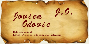Jovica Odović vizit kartica